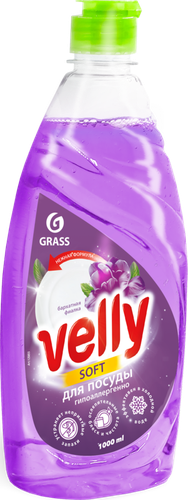 Средство для мытья посуды GRASS Velly Бархатная фиалка, 500мл, картинка