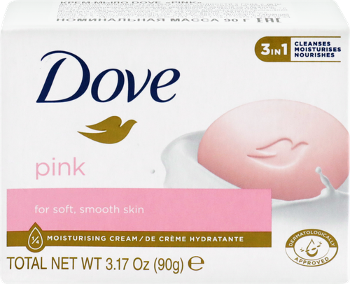 Крем-мыло DOVE Pink, 90г, крупный план
