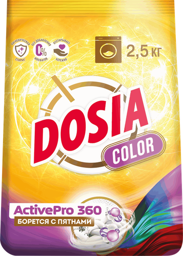 Стиральный порошок DOSIA Optima Color, 2,5кг, детальное фото