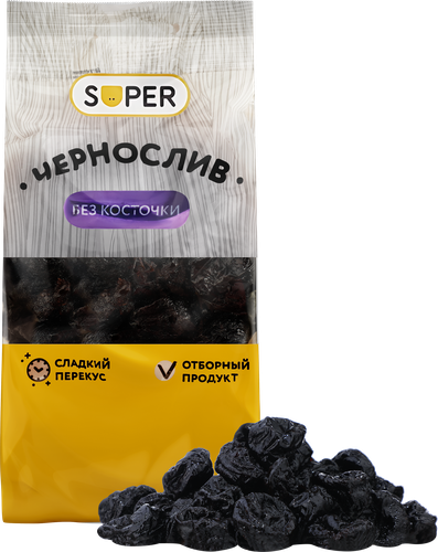 Чернослив SUPER без косточки, 200г, картинка