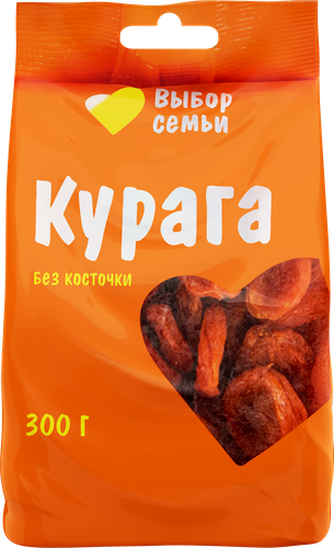 Абрикос сушеный ВЫБОР СЕМЬИ без косточки, 300г, картинка