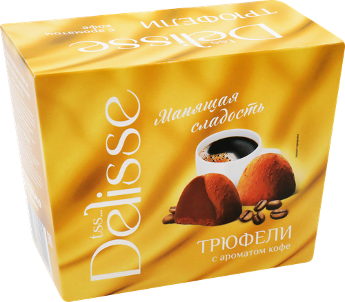 Конфеты DELISSE Трюфель с ароматом кофе, 175г, фото