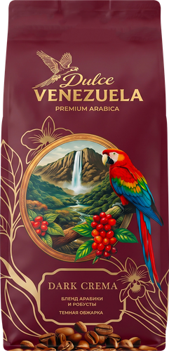 Кофе зерновой DULCE VENEZUELA Dark Crema, 1000г, фотография