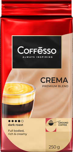Кофе молотый COFFESSO Crema, 250г, фотография