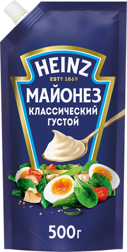 Майонез HEINZ Классический 67%, 500г, фото