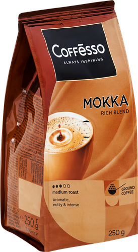 Кофе молотый COFFESSO Mokka, 250г, вид