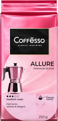 Кофе молотый COFFESSO Allure, 250г, изображение