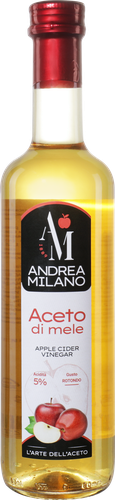 Уксус яблочный ANDREA MILANO, 500мл, крупный план