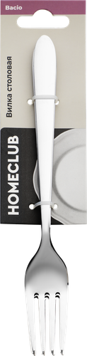 Вилка столовая HOMECLUB Bacio, нержавеющая сталь, 3шт, фотография