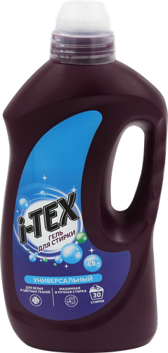 Гель для стирки i-TEX универсальный, 1,5л, детальное фото