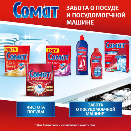 Ополаскиватель для посудомоечной машины СОМАТ, 750мл, картинка