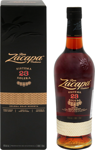 Ром ZACAPA Centenario Solera Gran Reserva 23 года 40%, п/у/без п/у, 
0.75л, вид
