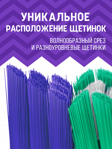 Зубная щетка COLGATE Зиг Заг многофункциональная, средней жесткости, 2+1, 3шт, детальное фото