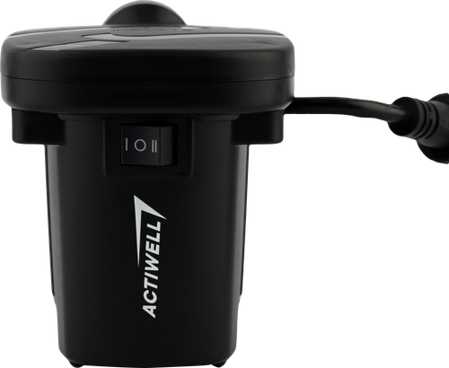 Насос электрический ACTIWELL 10,2х10х8,3см с тремя насадками, от сети и от прикуривателя 220В/12В, Арт. MU-WY-P06, вид