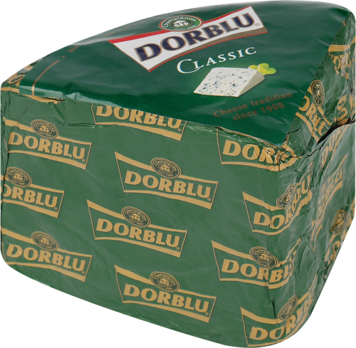 Сыр DORBLU с голубой плесенью 50%, без змж, весовой, фото