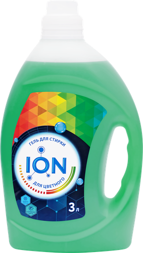 Гель для стирки цветного белья ION, 3л, фотография