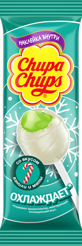 Карамель CHUPA CHUPS Новогодняя, на палочке, 17г, фото