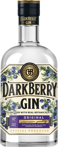 Джин DARKBERRY Gin 40%, 0.5л, фотография