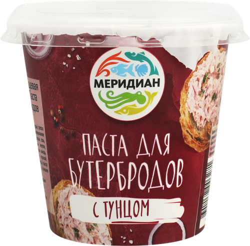 Паста для бутербродов МЕРИДИАН с тунцом, 140г, фотография
