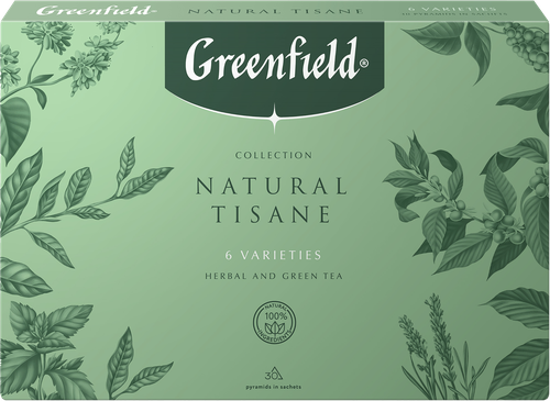 Набор чайный GREENFIELD Нэйчерал Тизан 6 видов, 30пак, изображение