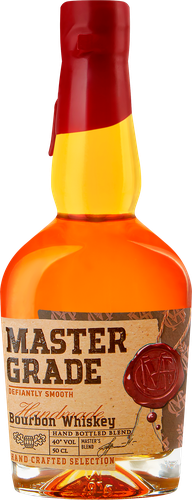 Виски MASTER GRADE Бурбон зерновой 40%, 0.5л
