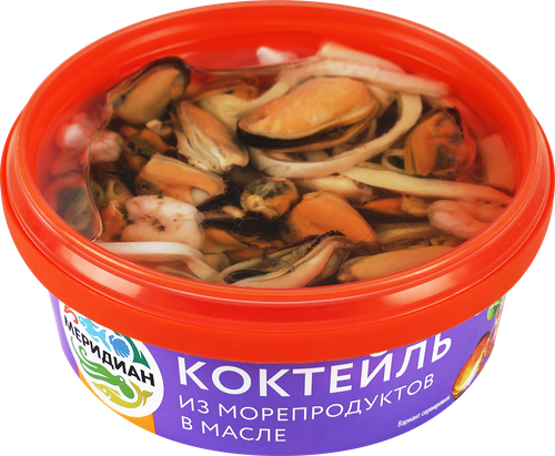 Коктейль из морепродуктов МЕРИДИАН в масле, 270г, изображение