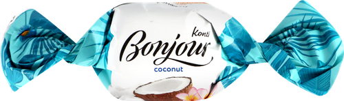 Конфеты KONTI Bonjour coconut, весовые, крупный план