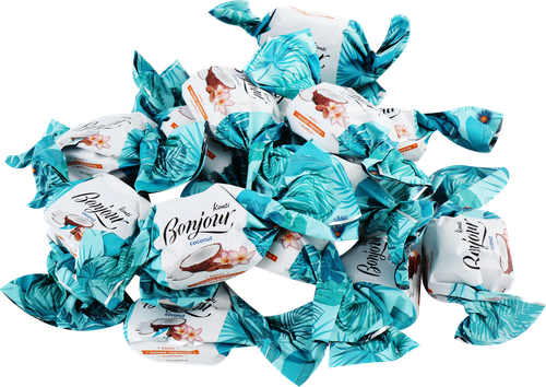 Конфеты KONTI Bonjour coconut, весовые, детальное фото