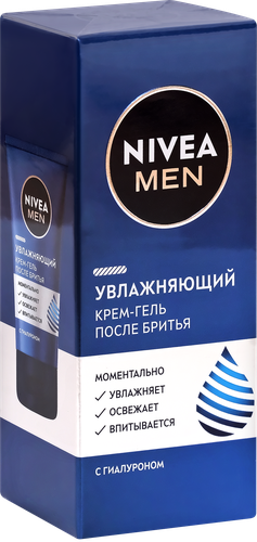 Крем-гель после бритья NIVEA Men увлажняющий с гиалуроном, 50г, фотография