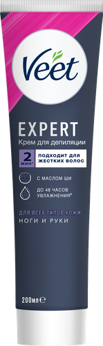 Крем для депиляции VEET Expert для всех типов кожи, 200мл, детальное фото