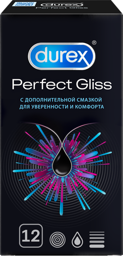 Презервативы DUREX Perfect gliss, 12шт, фото