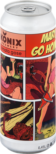 Напиток пивной KONIX BREWERY Mary Go Home&nbsp;нефильтрованный пастеризованный неосветленный 4,8–5%, 0.45л, крупный план