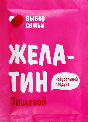 Желатин пищевой ВЫБОР СЕМЬИ, 15г, изображение