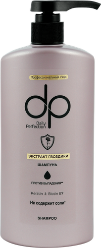 Шампунь DP Professional Экстракт гвоздики с кератином и биотином, бессолевой, 500мл, фото