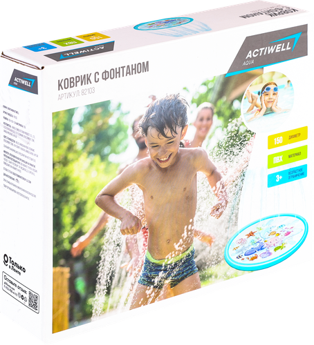 Коврик с фонтаном ACTIWELL AQUA 50х150х1см, Арт. 82103, фотография