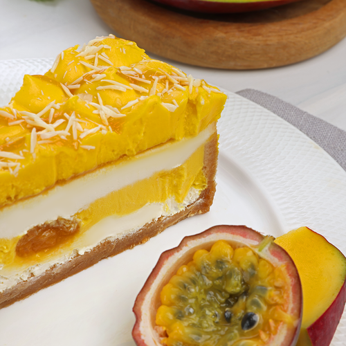Торт Чизкейк манго‑маракуйя ЛЕНТА FRESH, 145г, фотография