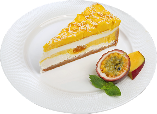 Торт Чизкейк манго‑маракуйя ЛЕНТА FRESH, 145г, картинка