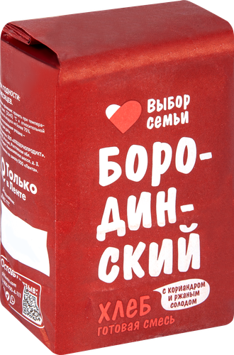 Смесь для выпечки ВЫБОР СЕМЬИ Хлеб бородинский, 400г, фотография