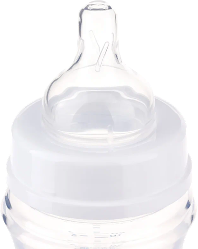 Бутылочка для кормления CANPOL BABIES EasyStart 240мл, антиколиковая с широким горлышком, с 0 месяцев, в ассортименте, Арт. 35/217_blu, 35/217_pin, крупный план