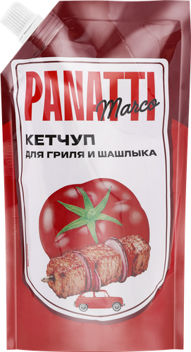 Кетчуп MARCO PANATTI Для гриля и шашлыка, 320г, вид