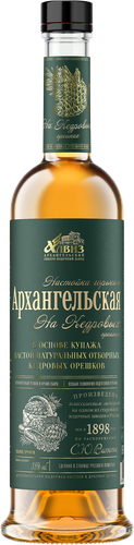Настойка АРХАНГЕЛЬСКАЯ На кедровых орешках 38%, горькая, 0.5л, изображение