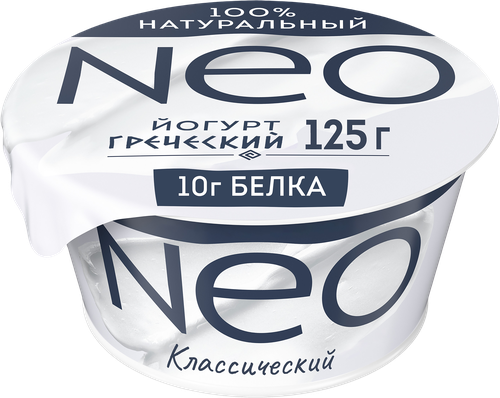 Йогурт NEO Греческий 2%, без змж, 125г, фото