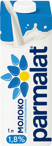 Молоко ультрапастеризованное PARMALAT Edge 1,8%, без змж, 1000мл, вид