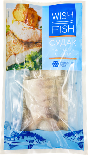 Судак замороженный WISH FISH филе, 500г, вид