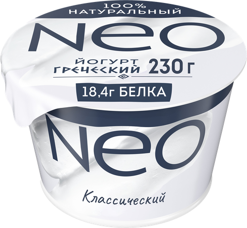 Йогурт NEO Греческий 2%, без змж, 230г, картинка