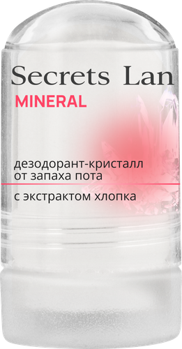 Дезодорант-стик женский SECRETS LAN Mineral с экстрактом хлопка, 60г, изображение