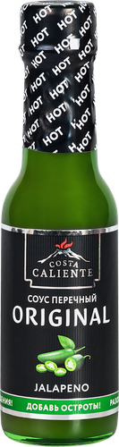 Соус перечный COSTA CALIENTE Original Jalapeno Халапеньо, 90мл, изображение