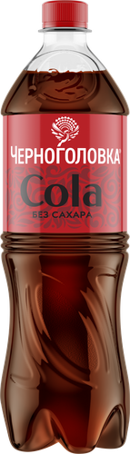 Напиток ЧЕРНОГОЛОВКА Кола без сахара сильногазированный, 1л, детальное фото