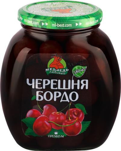 Черешня МЕДВЕДЬ ЛЮБИМЫЙ бордо, 300г, изображение