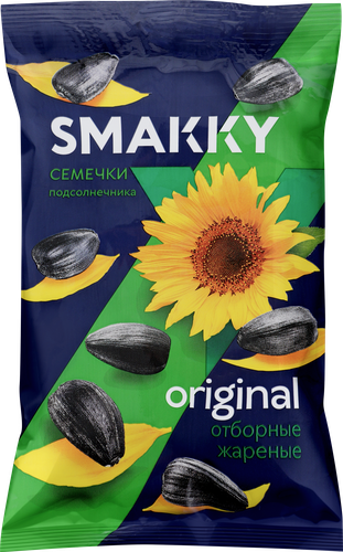 Семечки подсолнечника SMAKKY жареные, 200г, детальное фото